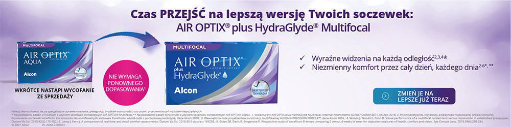 AIR OPTIX® plus HydraGlyde® Multifocal 3 szt.