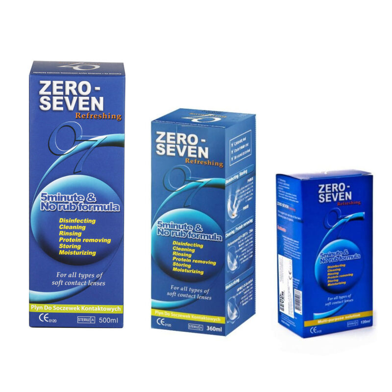 Zestaw: Zero-Seven Refreshing 500+360+120 ml