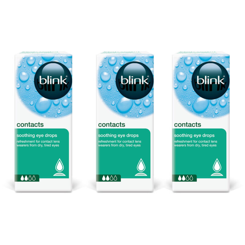 Zestaw: Blink Contacts 3x10 ml