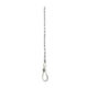 Łańcuszek do okularów 65cm, spiga srebrny