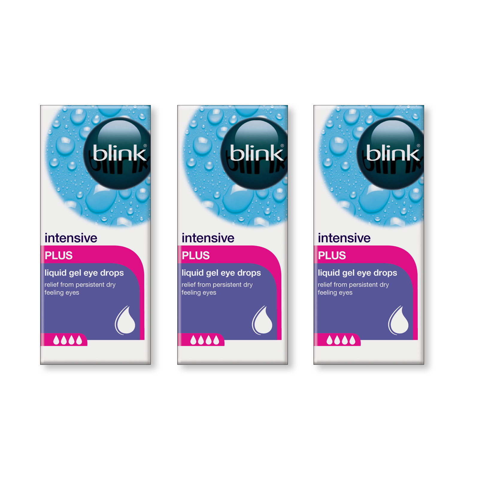 Zestaw: Blink Intensive Plus 3×10 ml