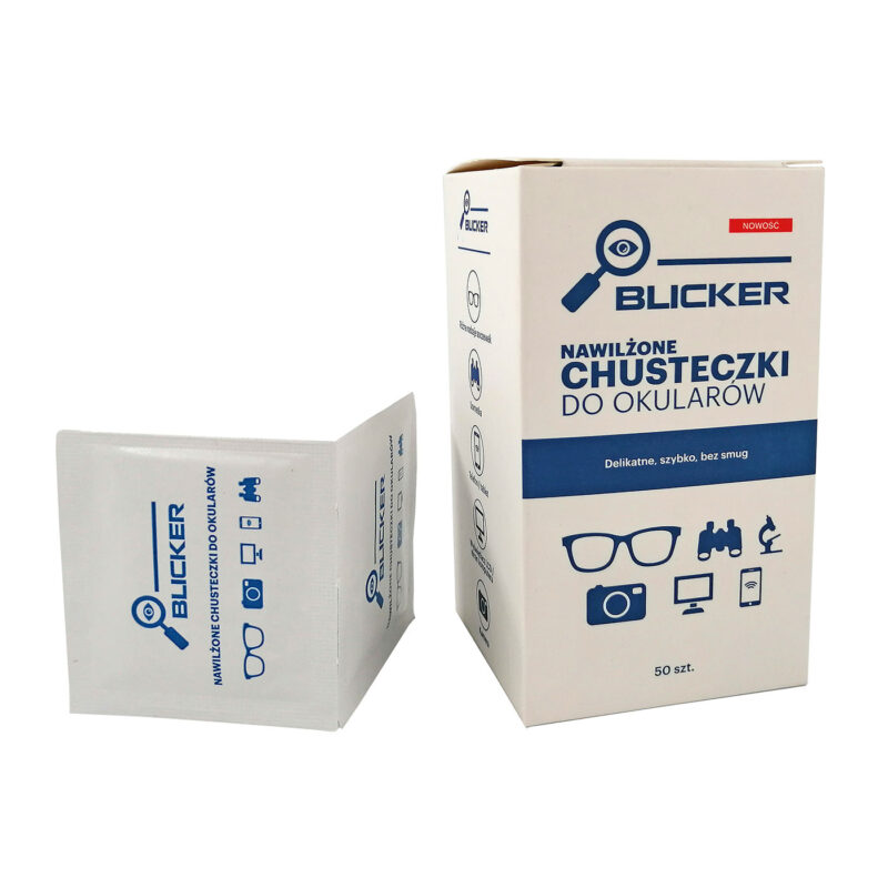 Chusteczki nawilżane do okularów Blicker 50 szt.