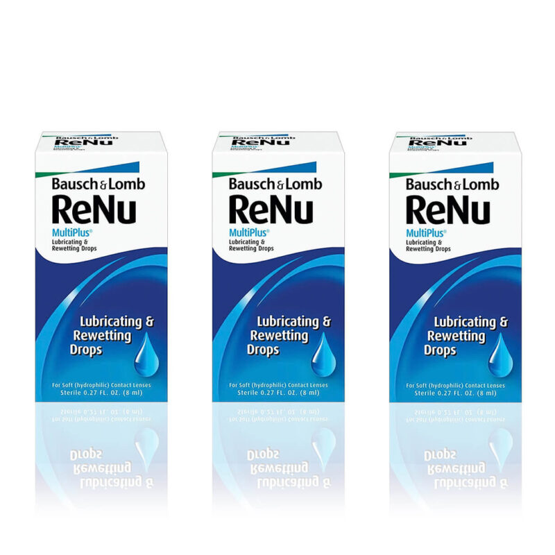 Zestaw: ReNu Reweting Drops 3x8 ml