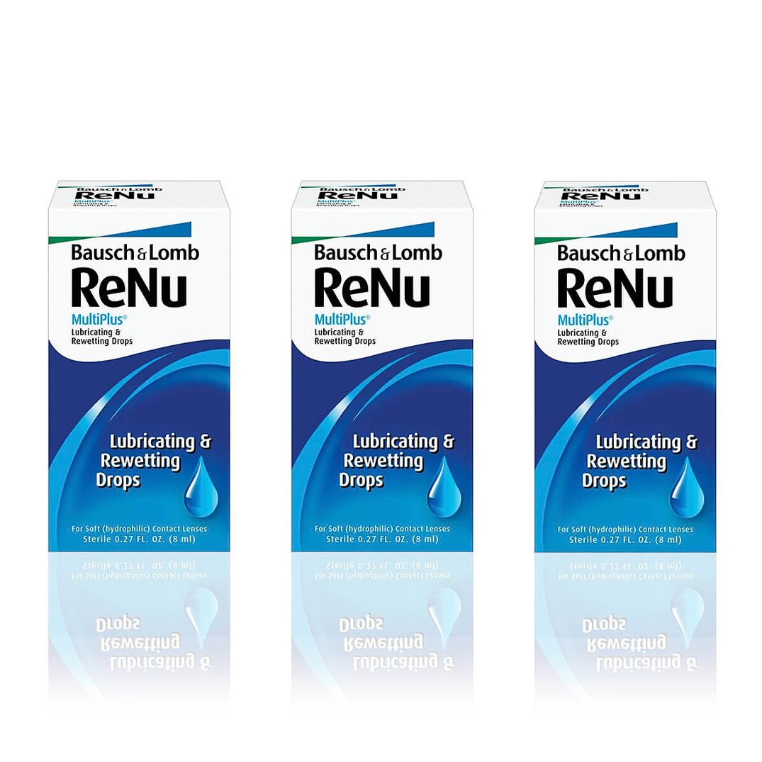 Zestaw: ReNu Reweting Drops 3x8 ml