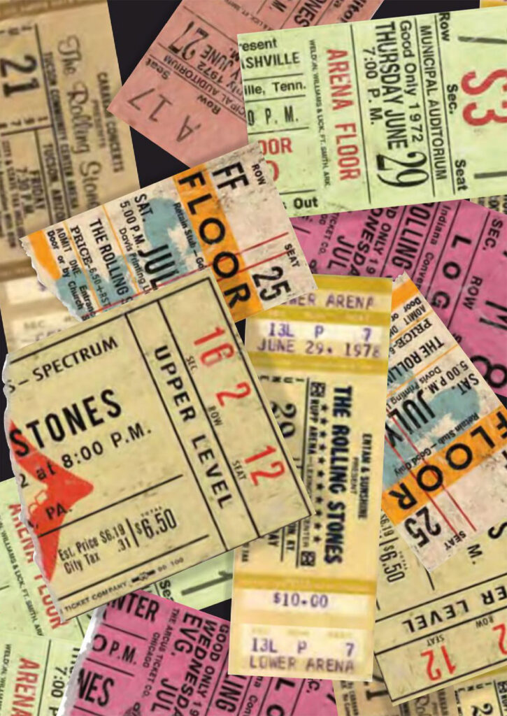 Okulary ROLLING STONES - Tour Tickets
