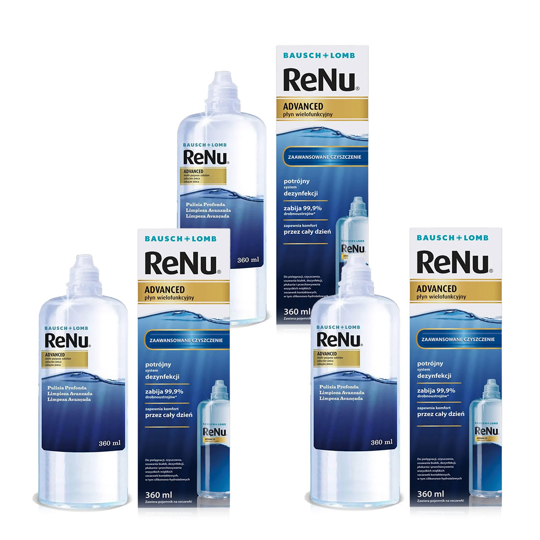 Zestaw: ReNu Advanced 3×360 ml