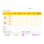 Recepta na okulary bloczek 50 kartek