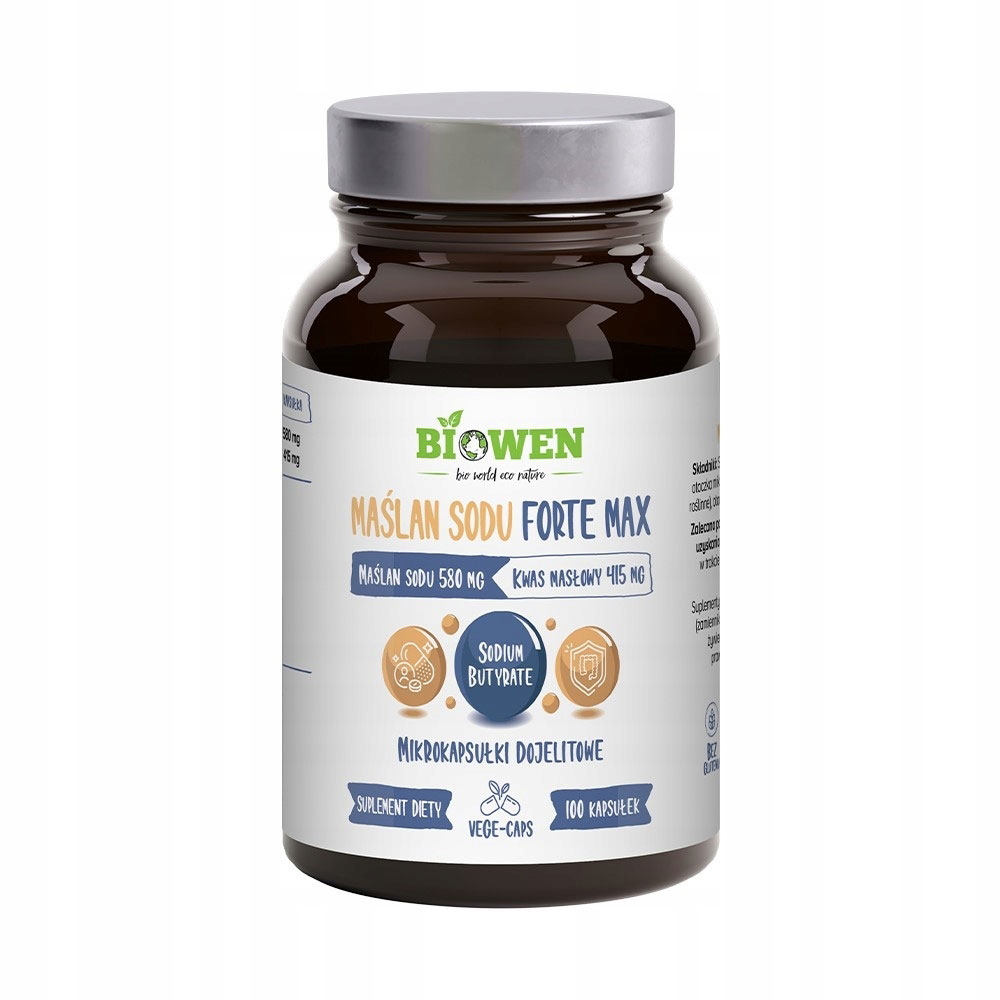 Biowen maślan sodu Forte Max 580 mg 100 kapsułek