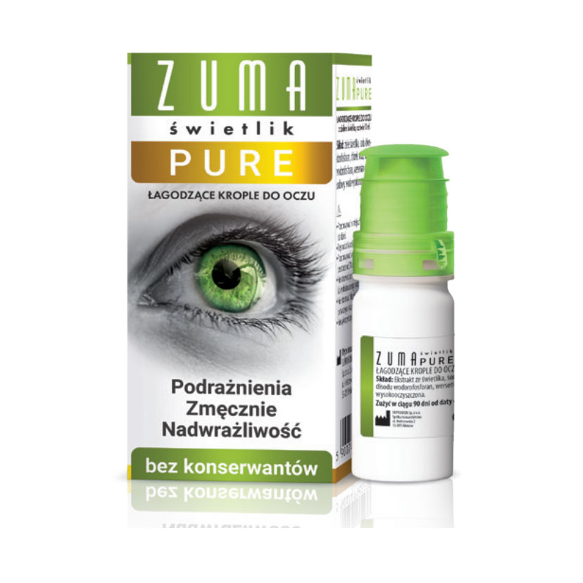 Zuma Świetlik Pure krople do oczu 10 ml