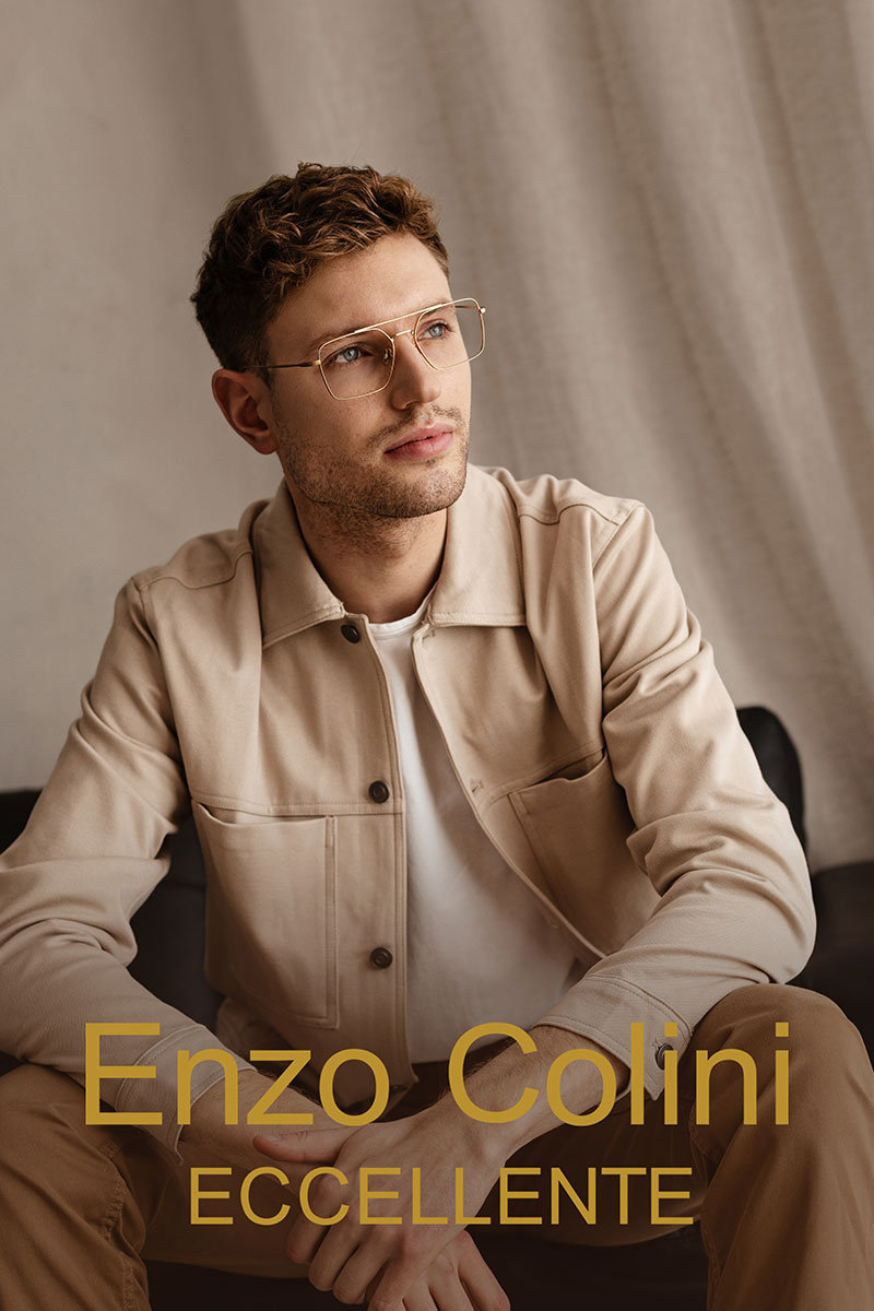 Okulary Enzo Colini dla mężczyzn