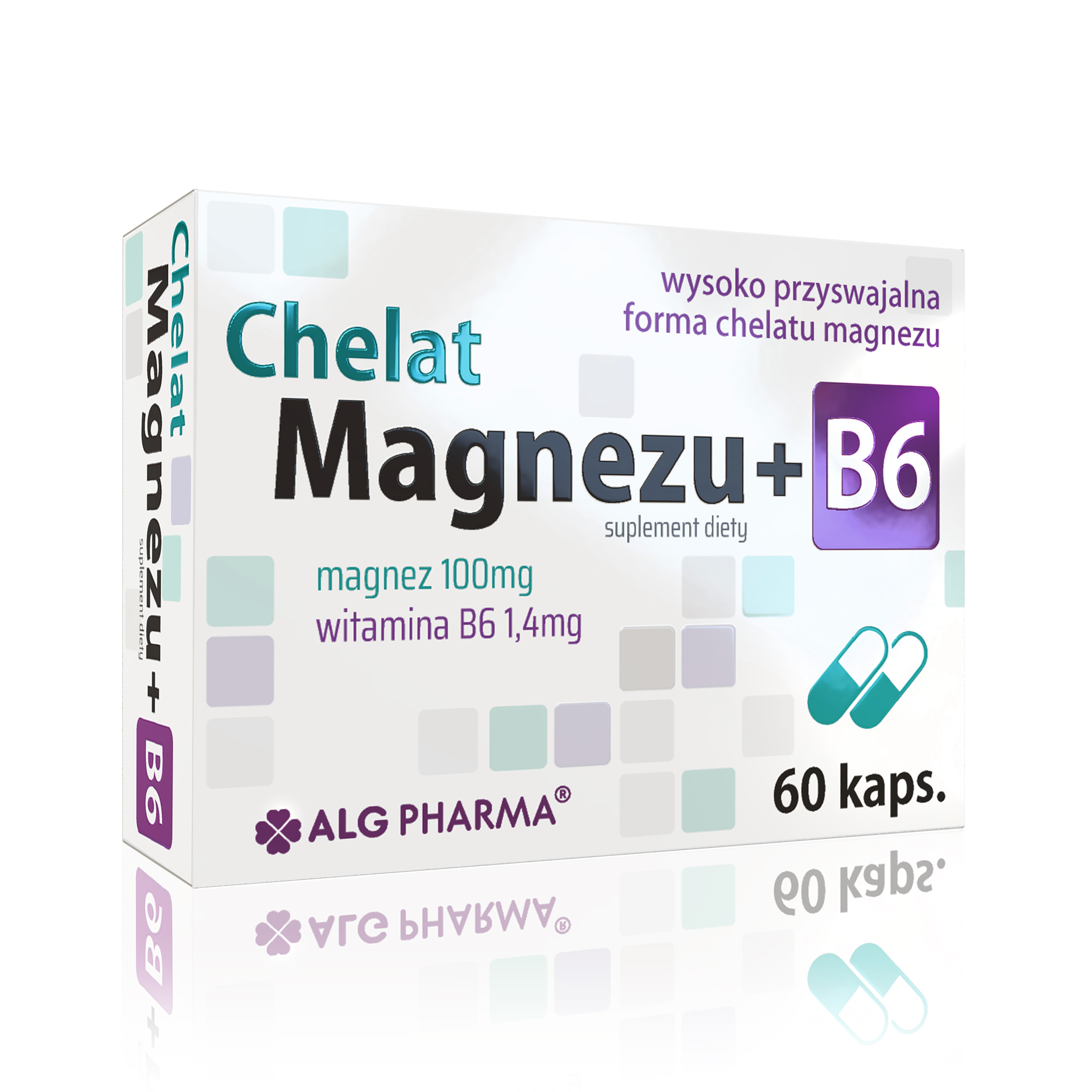 ALG Pharma Chelat Magnezu + B6 60 kapsułek