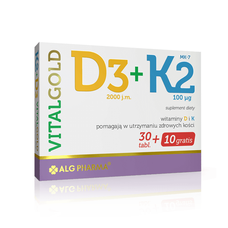 ALG Pharma D3+K2 VitalGold 40 tabletek